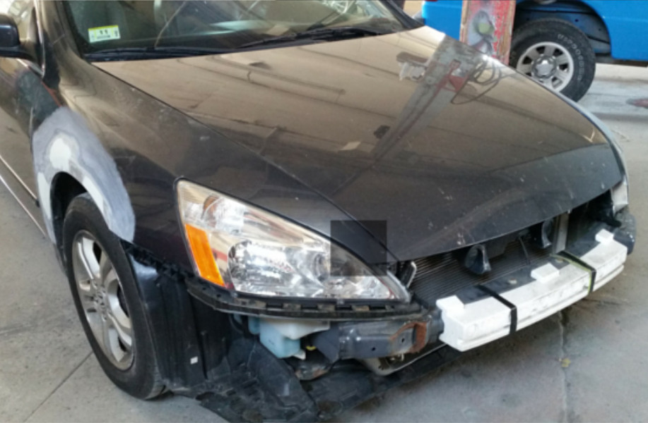 Vehicle before repair 6